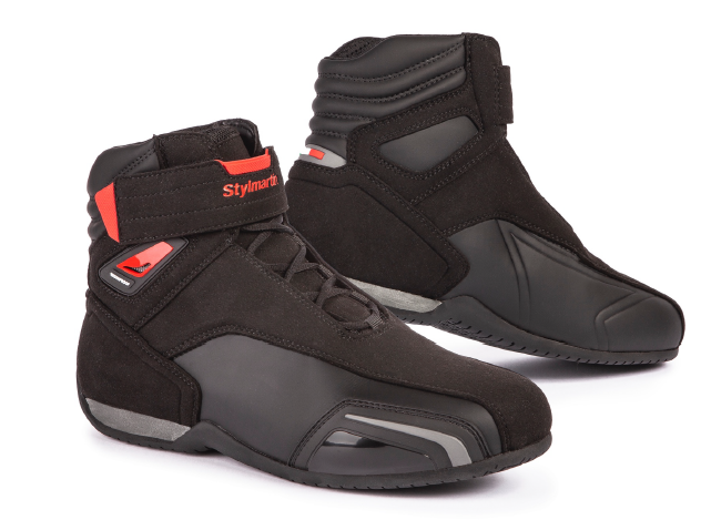 Stylmartin VECTOR WP BLACK/RED Urban Riding Shoe Stylmartin VECTOR WP BLACK/RED Urban Riding Shoe